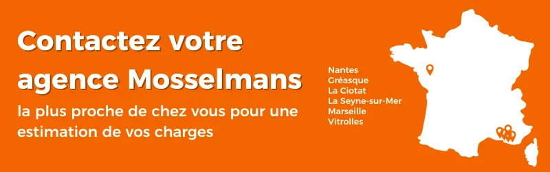 Contactez votre agence Mosselmans la plus proche de chez vous pour une estimation de vos charges